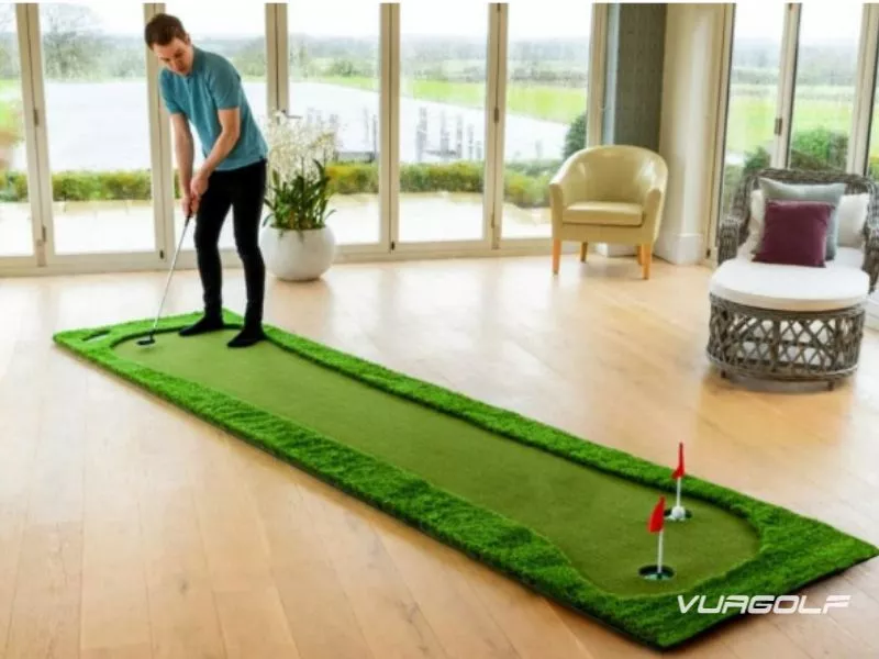 ưu điểm thi công sân golf trong nhà