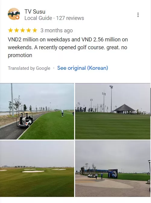 Review thực tế về sân golf Đồi Rồng