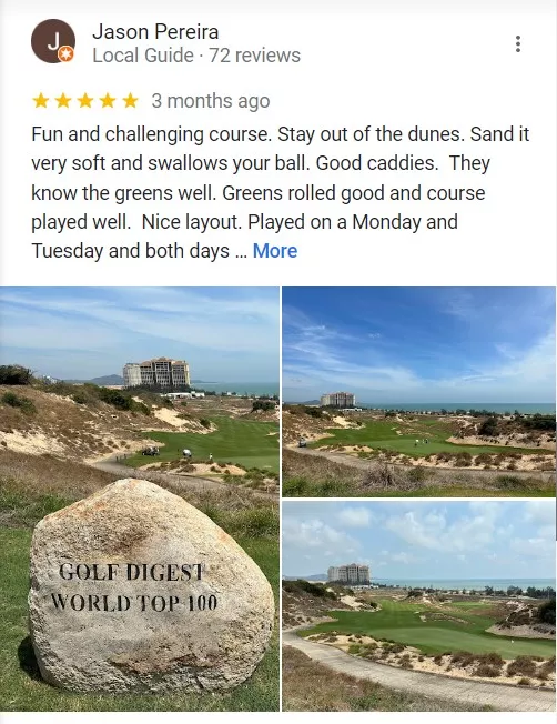 Review thực tế tại sân golf Hồ Tràm