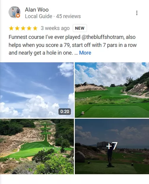 Review thực tế tại sân golf Hồ Tràm