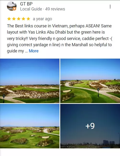 Review thực tế về sân golf Hoiana