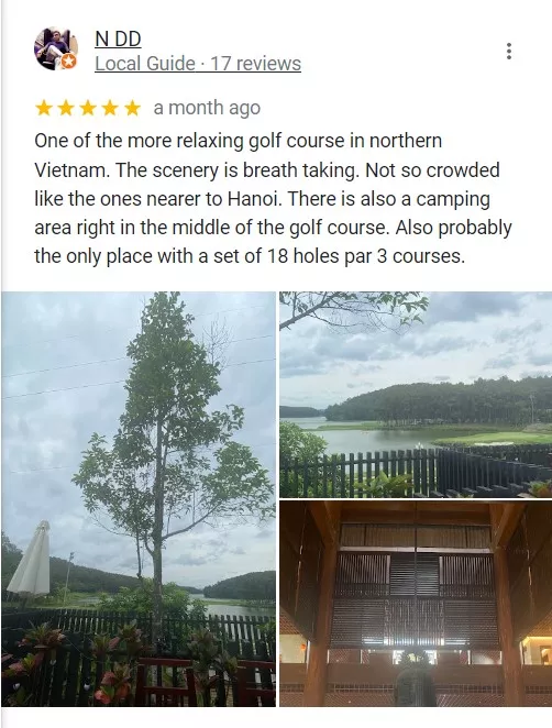 Review sân golf Ninh Bình Tràng An
