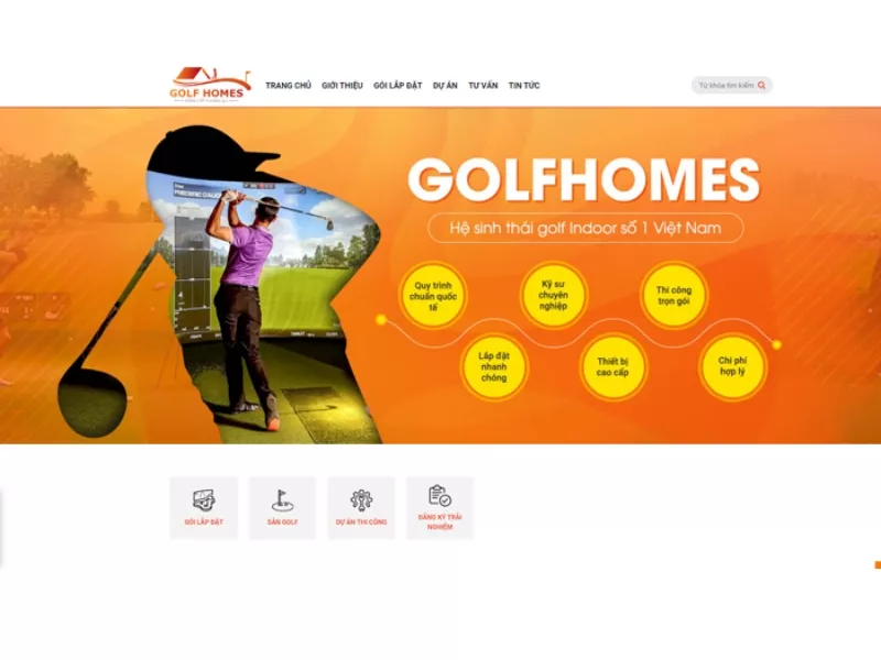 Công ty thi công sân tập golf – Golf Homes Group