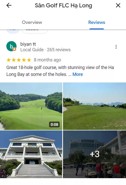 đánh giá Sân golf Quảng Ninh FLC Hạ Long