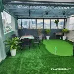 Bàn giao công trình golf mini sân thượng kết hợp cafe