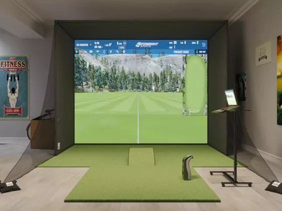 kích thước phòng golf 3d gấp gọn